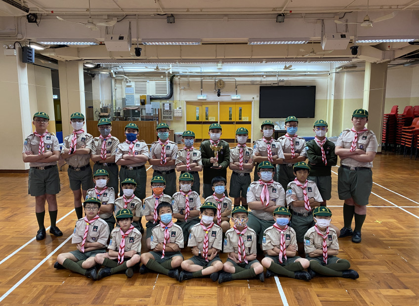 本校幼童軍(沙田東第4旅)獲得2023年「最佳人均獎券銷售童軍旅」季軍